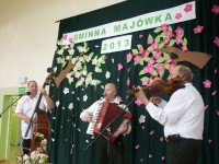 Toruńska kapela biesiadno - ludowa bawiła uczestników spotkania.