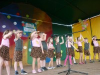 Popis wokalny na scenie dały maluszki z Małej Szkoły w Brąchnówku.