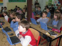 Otwarta lekcja matematyki przeprowadzona w ramach programu "Cyfrowa Szkoła".