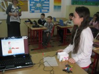 Otwarta lekcja matematyki przeprowadzona w ramach programu "Cyfrowa Szkoła".