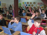 Otwarta lekcja matematyki przeprowadzona w ramach programu "Cyfrowa Szkoła".