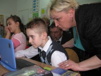 Otwarta lekcja matematyki przeprowadzona w ramach programu "Cyfrowa Szkoła".