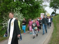 Pielgrzymka w drodze do Sanktuarium Bł. Juty.