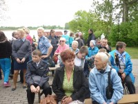 Uroczystości odpustowe na terenie kaplicy.