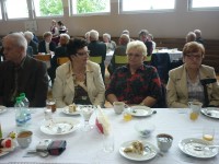 Seniorzy z wielkim zainteresowaniem uczestniczyli w przygotowanym spotkaniu.