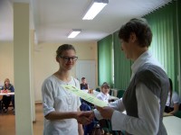 Zwyciężczyni konkursu - Zuzanna Krupska z SP w Zelgnie.