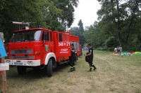 Pomocą w organizacji festynu służyli strażacy z Grzegorza i Zelgna.