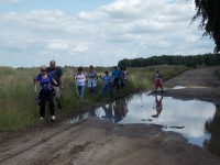 Wycieczka piesza po okolicy Kiełbasina.