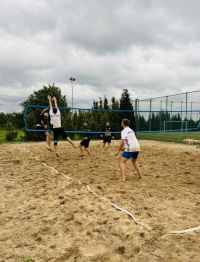 Gminny Rodzinny Turniej Siatkówki Plażowej w Grzywnie