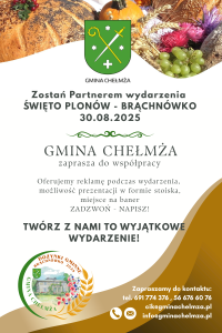 Zostań Partnerem Dożynek Gminnych - Brąchnówko 2025