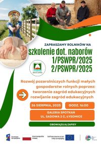 Własna zagroda edukacyjna - plakat