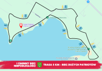 Trasa 5 km Bieg Dużych Patriotów