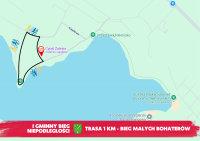 Trasa 1 km Bieg Małych Bohaterów