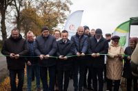 Otwarcie drogi rowerowej Nawra - Trzebcz