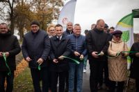 Otwarcie drogi rowerowej Nawra - Trzebcz