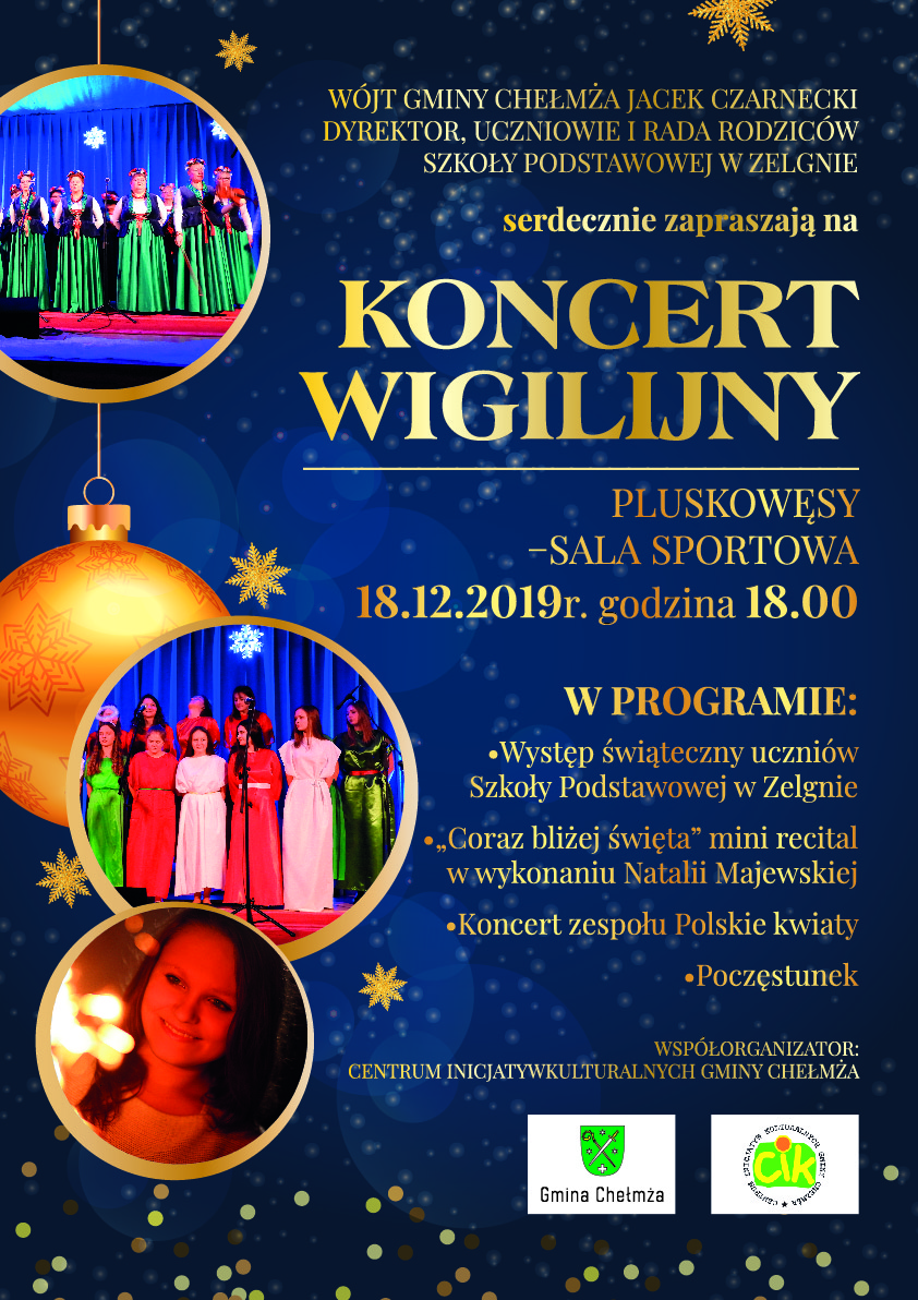  KONCERT WIGILIJNY - Pluskowęsy 2019'