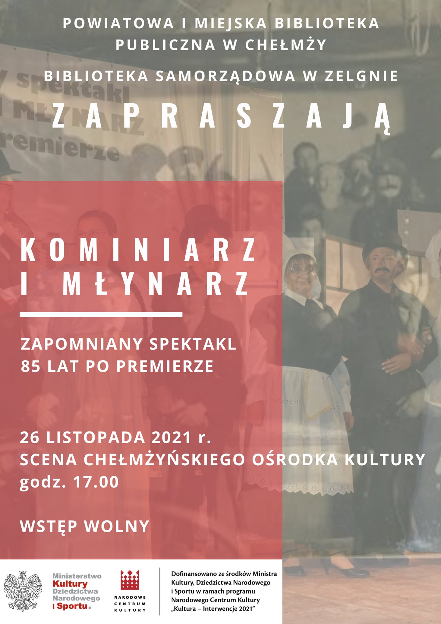 Spektakl teatralny " Kominiarz i młynarz"