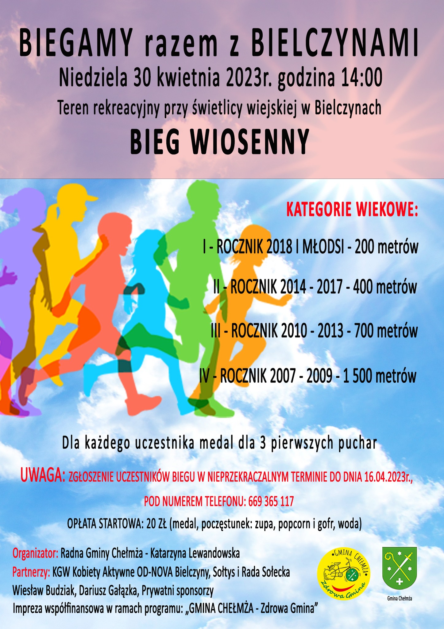 BIEGAMY razem z BIELCZYNAMI - Bieg wiosenny