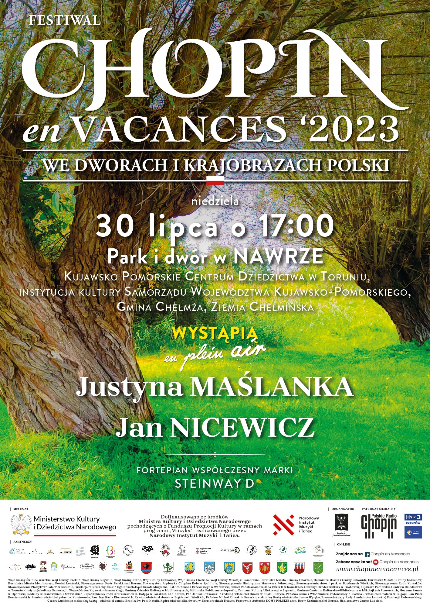 Koncert z cyklu CHOPIN en VACANCES we dworach i krajobrazach Polski