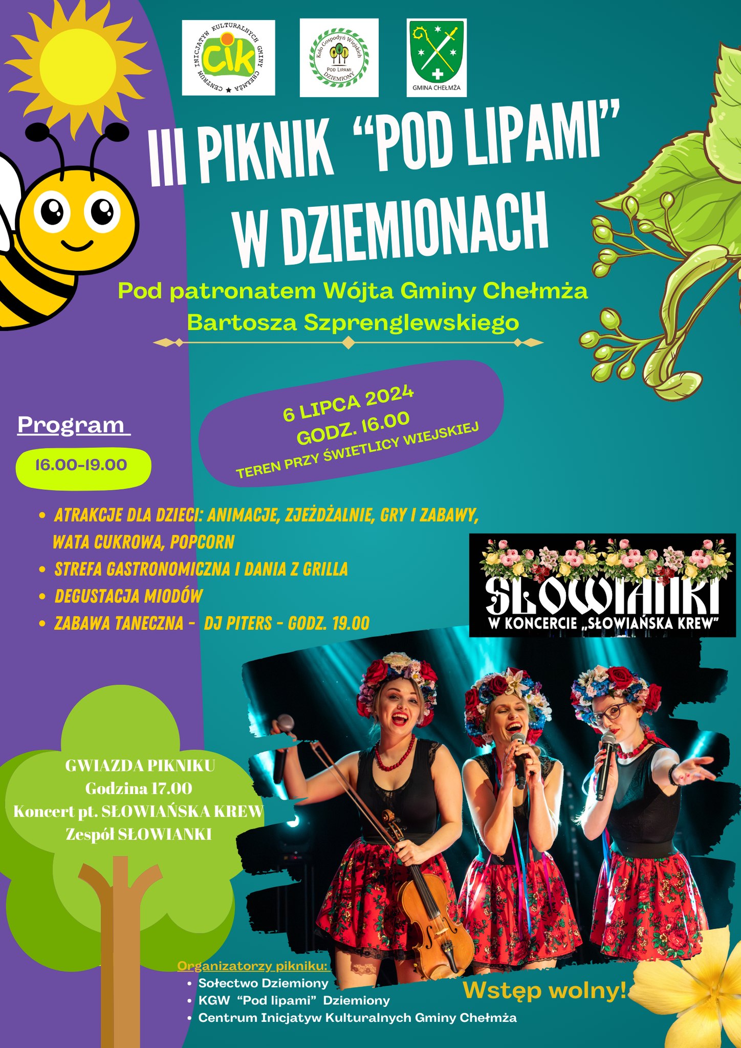 III PIKNIK "Pod Lipami" w Dziemionach