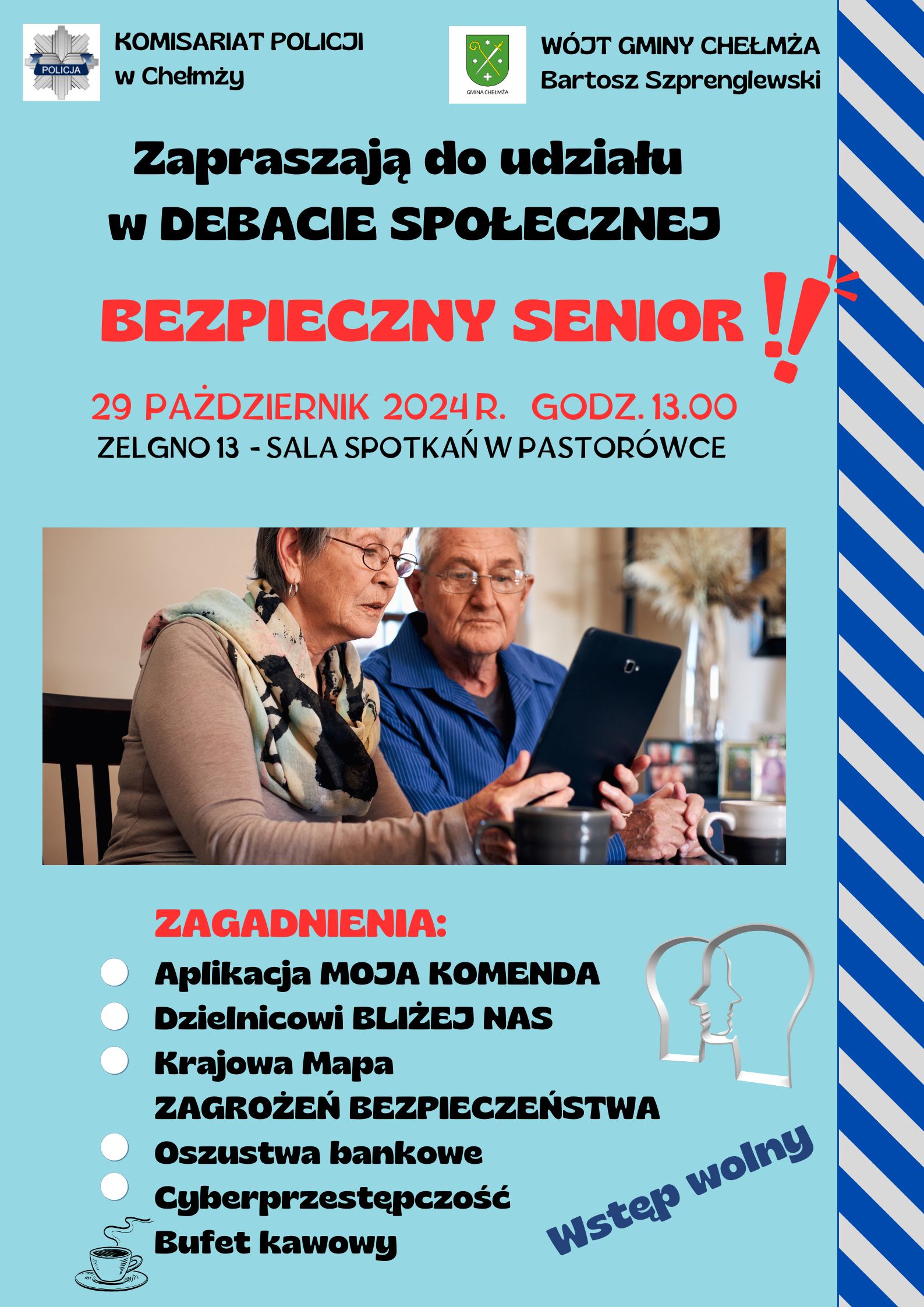 DEBATA SPOŁECZNA "BEZPIECZNY SENIOR" - Zelgno