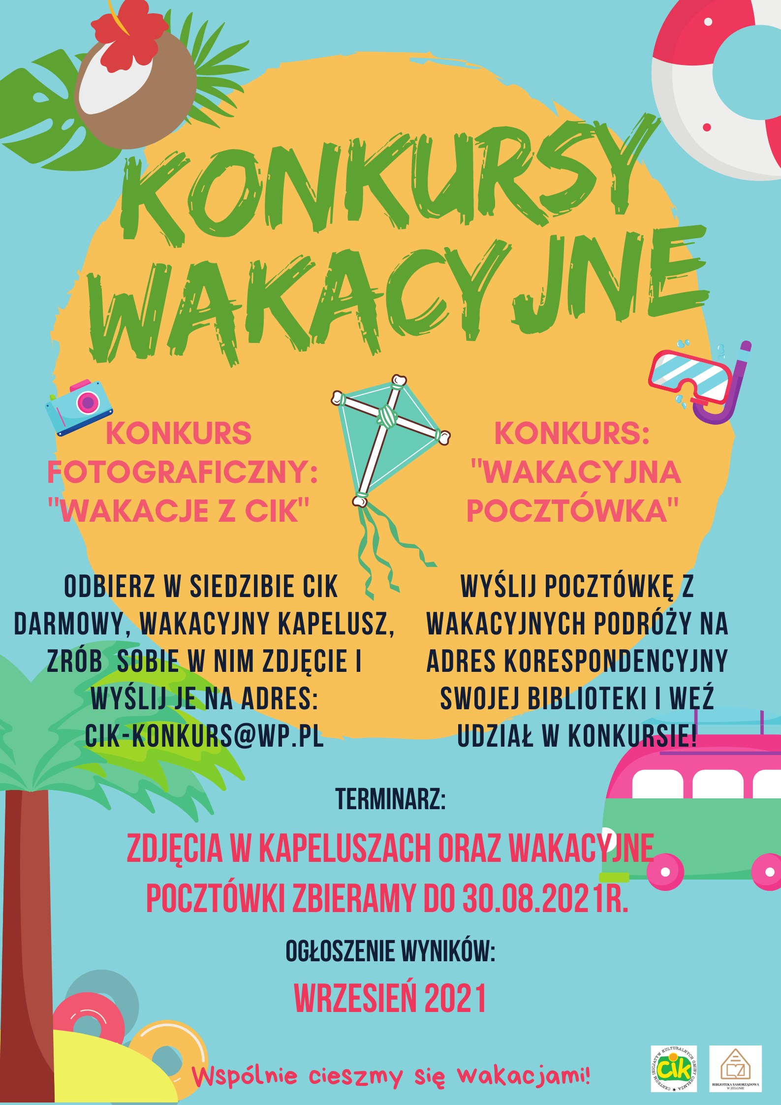 WAKACYJNE KONKURSY Z NAGRODAMI