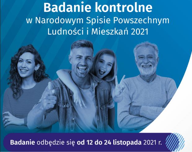Badanie kontrolne w Narodowym Spisie Powszechnym Ludności i Mieszkań 2021