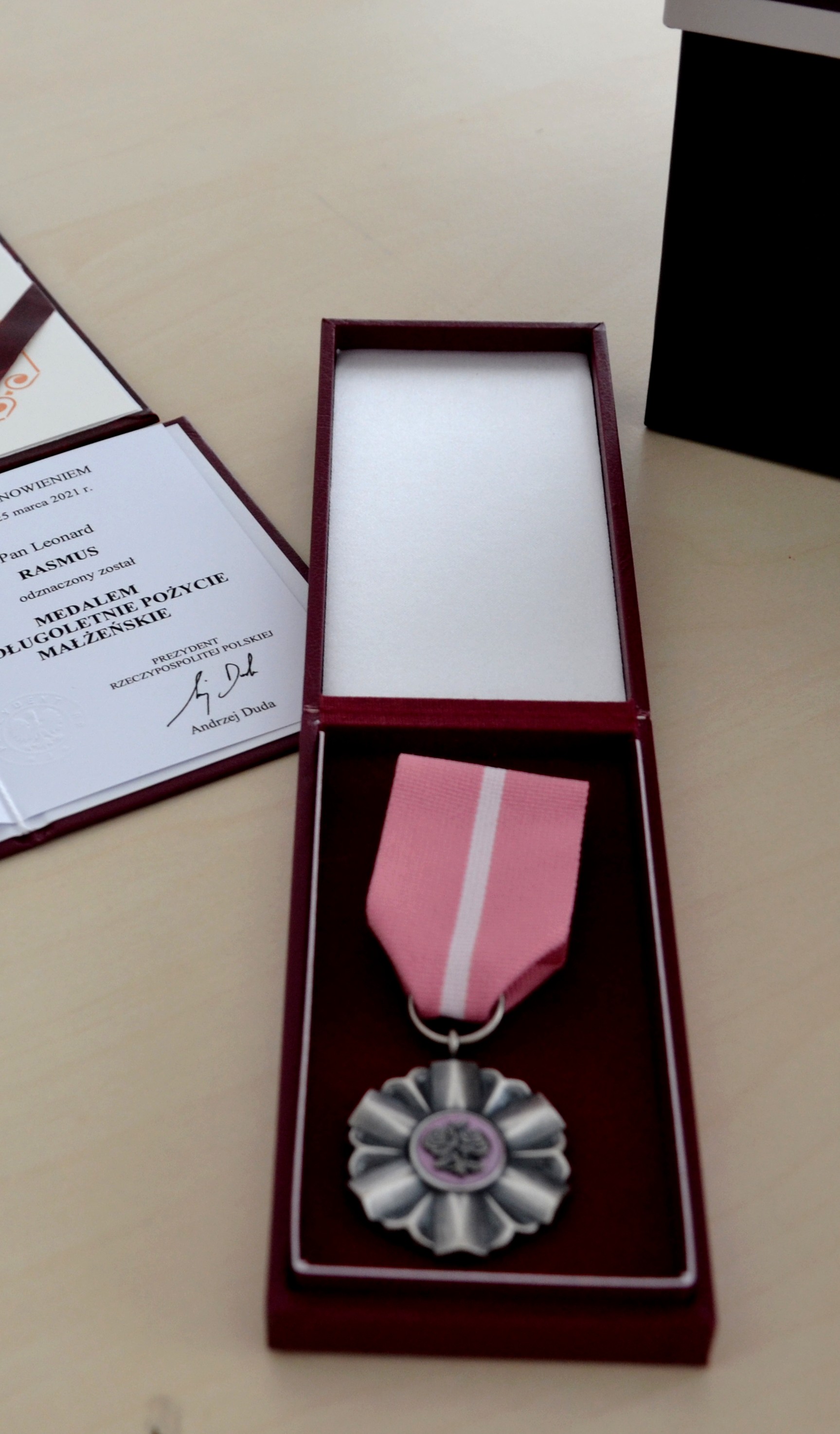 WNIOSEK Z OKAZJI JUBILEUSZU ŚLUBU