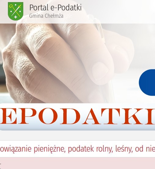 E-PODATKI DOSTĘPNE DLA MIESZKAŃCA