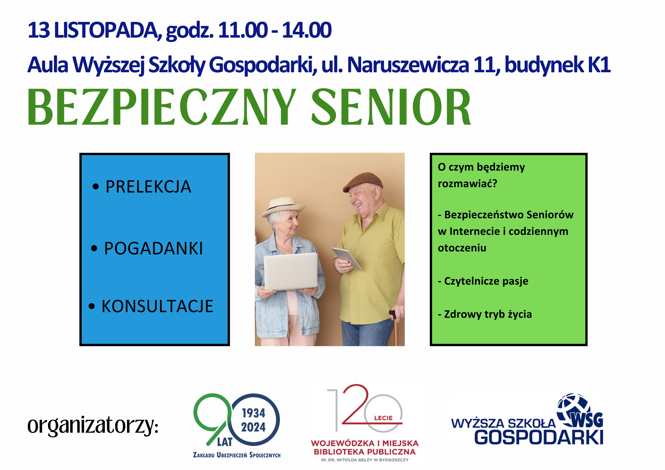  „Bezpieczny Senior” - ZUS zaprasza