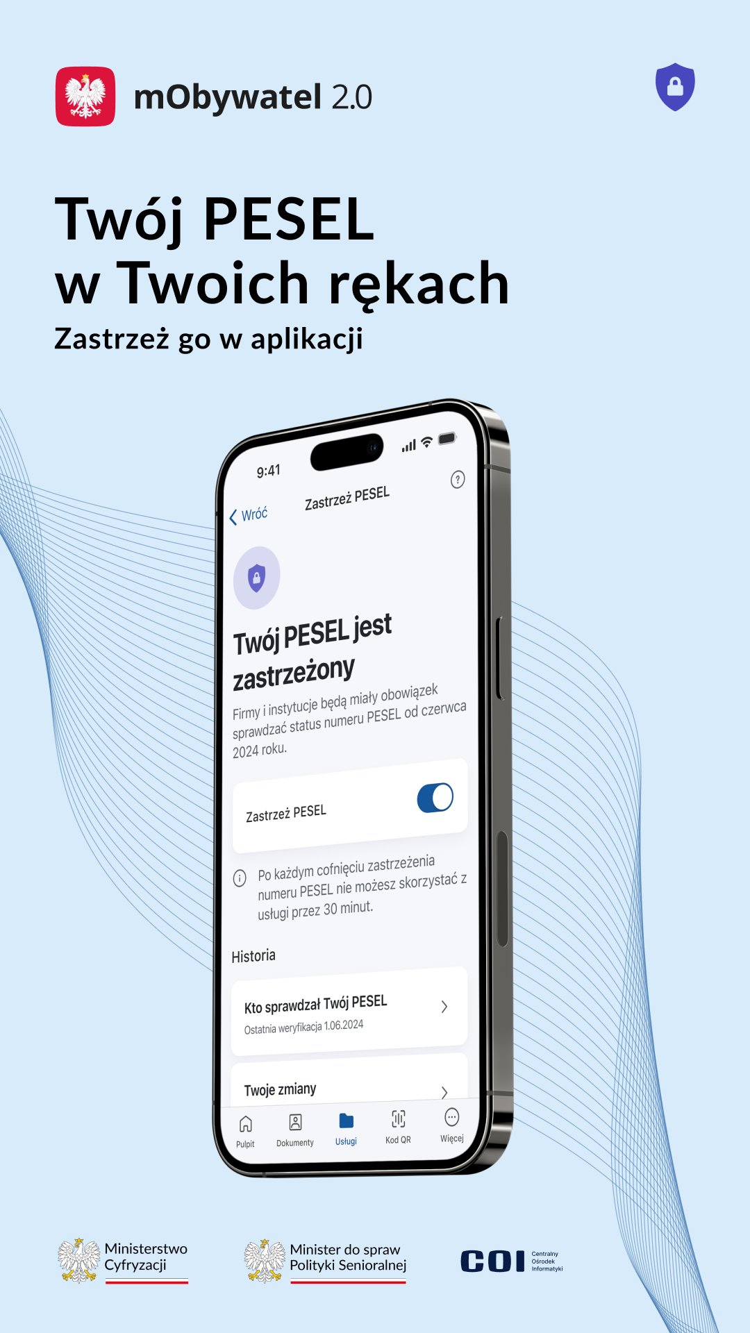Zastrzeż PESEL i chroń swoje dane w mObywatelu 2.0