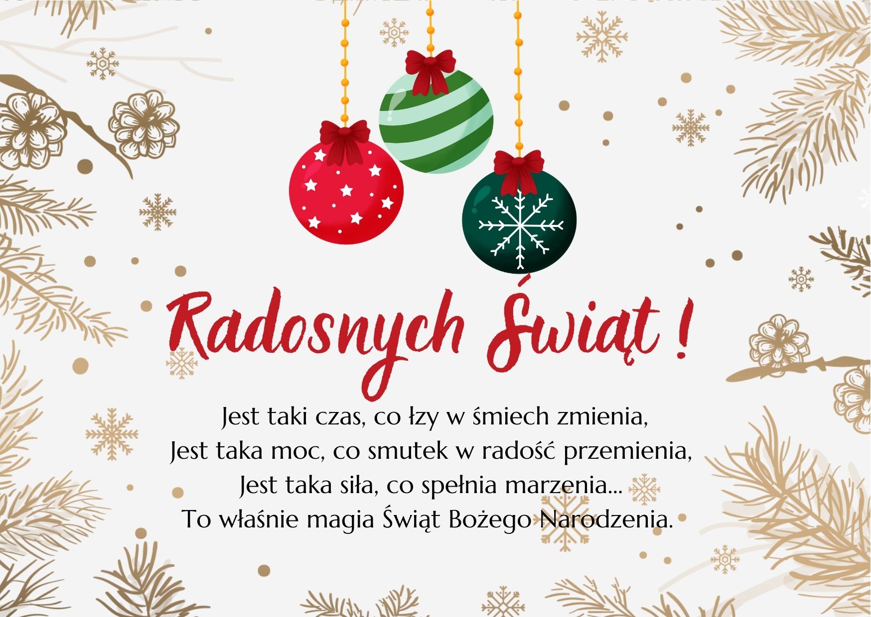 ŻYCZENIA ŚWIĄTECZNE