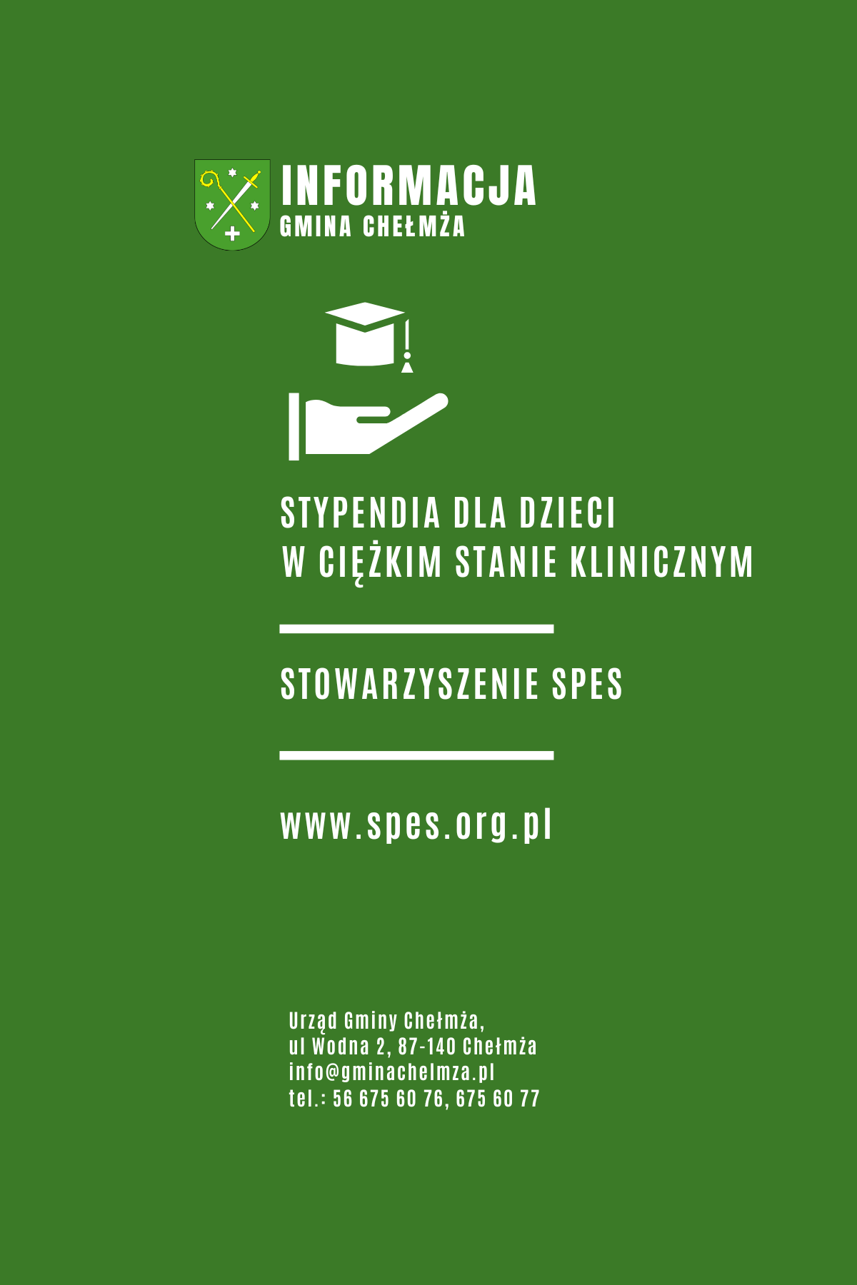 Stypendia dla dzieci w cięzkim stanie klinicznym