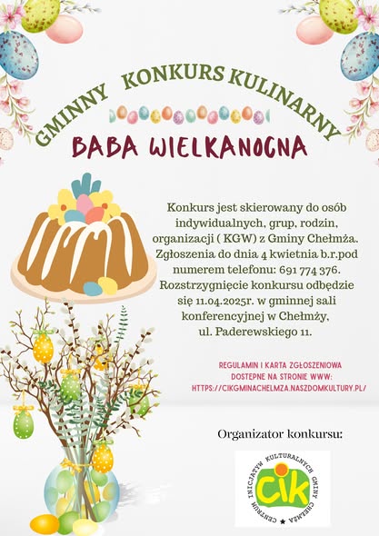 Konkursy wielkanocne z Centrum Inicjatyw Kulturalnych