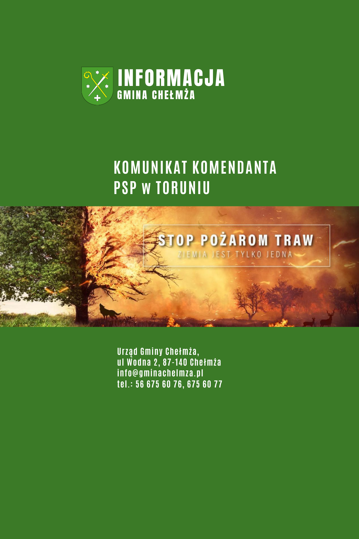  Nie wypalaj traw – to śmiertelne zagrożenie!