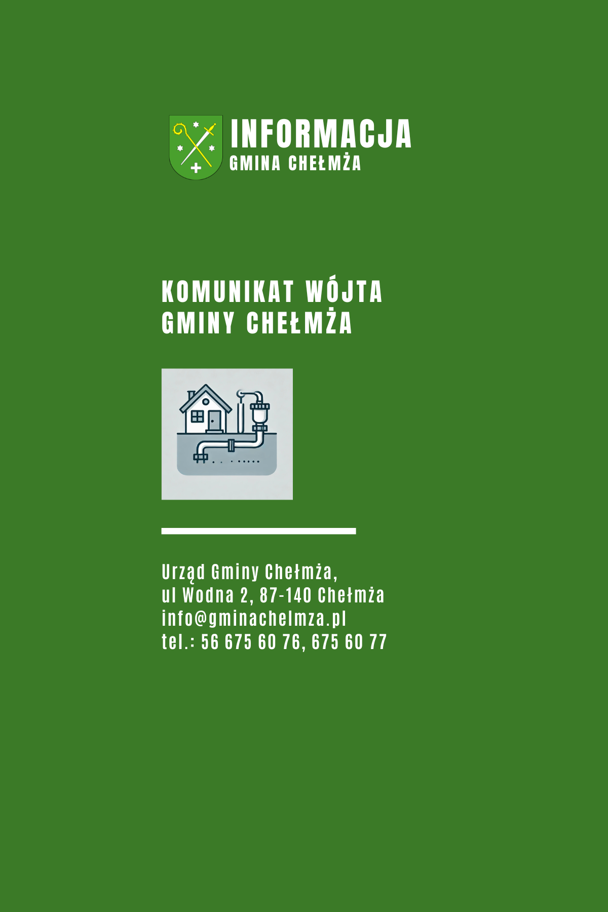 Komunikat! Nieczystości ciekłe.
