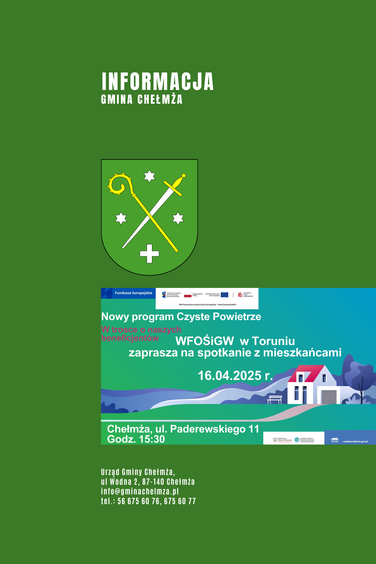 Czyste powietrze - spotkanie informacyjne.