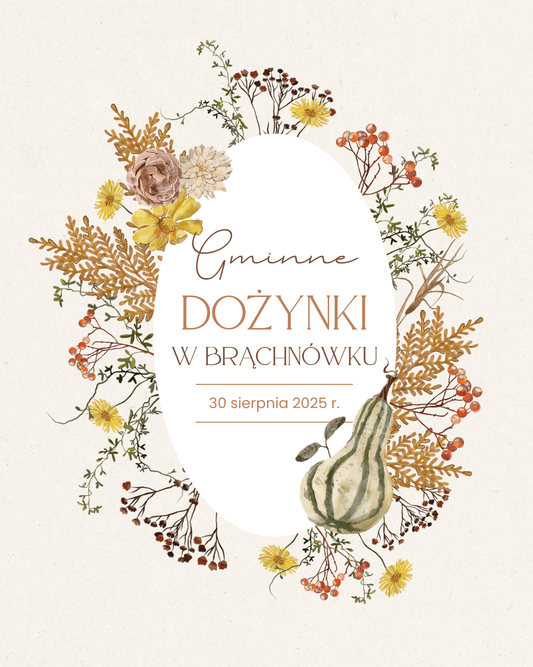 DOŻYNKI GMINNE CORAZ BLIŻEJ!