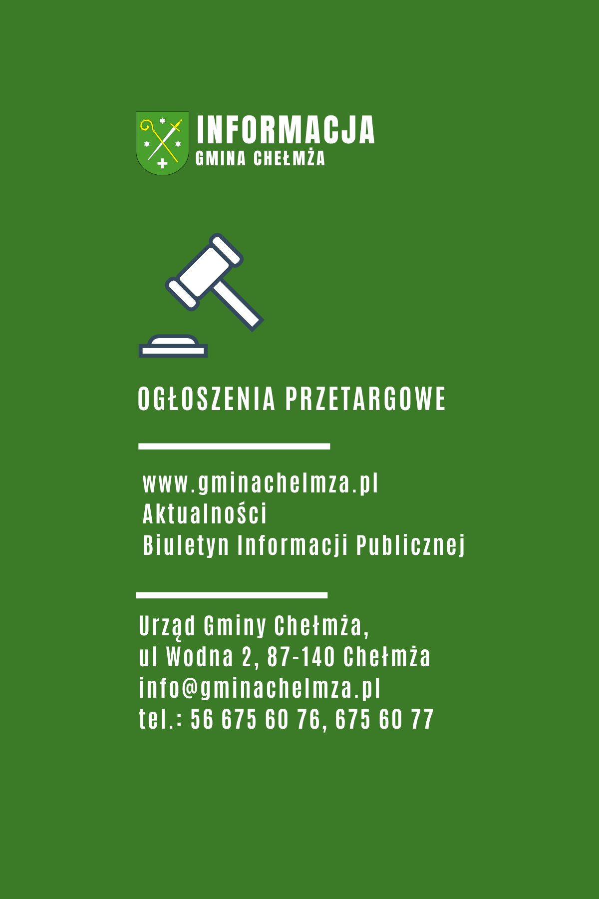 Ogłoszenie przetargowe - Maksymilianowo