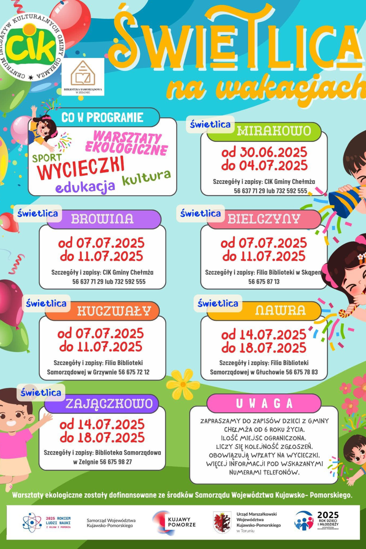 Oferta wakacyjna!