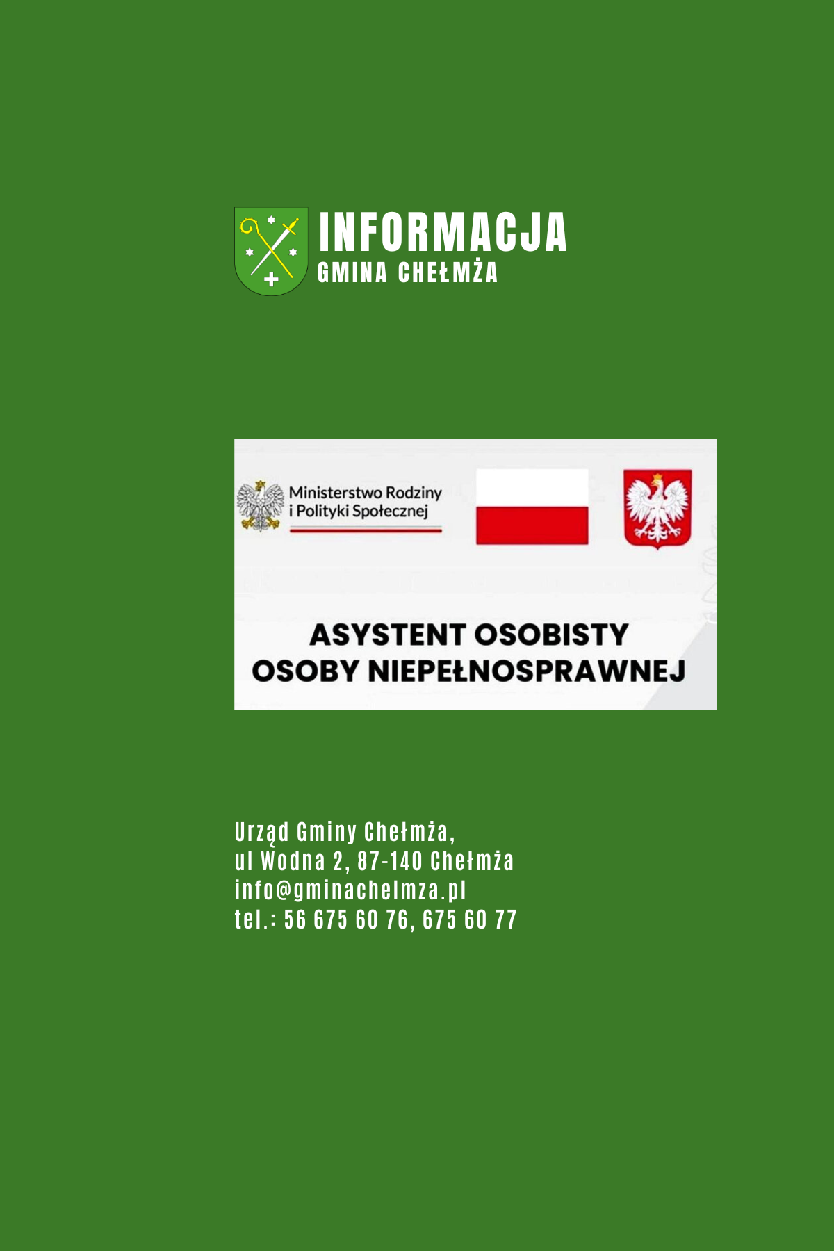 Asystent osobisty osoby z niepełnosprawnością!