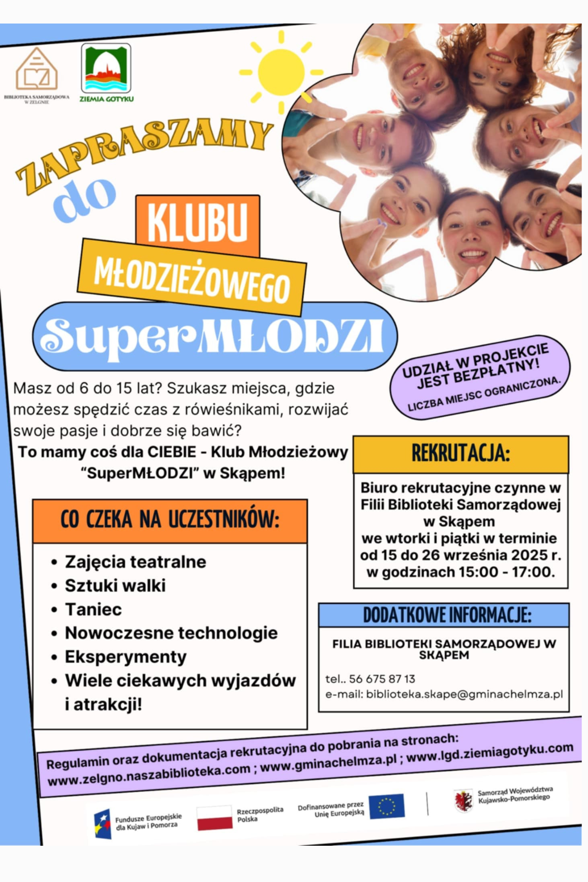 Klub Młodzieżowy w Skąpem - Super MŁODZI