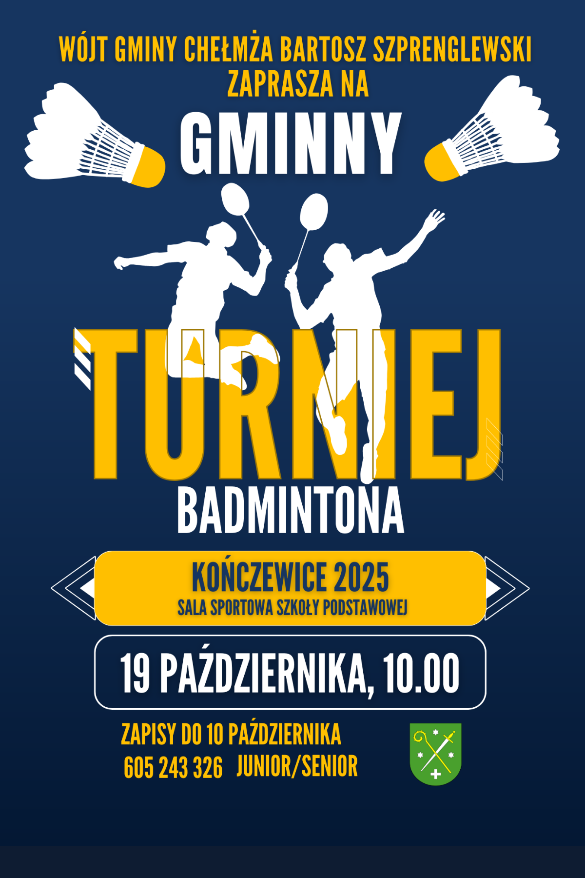 Gminny Turniej Badmintona - Kończewice 2025