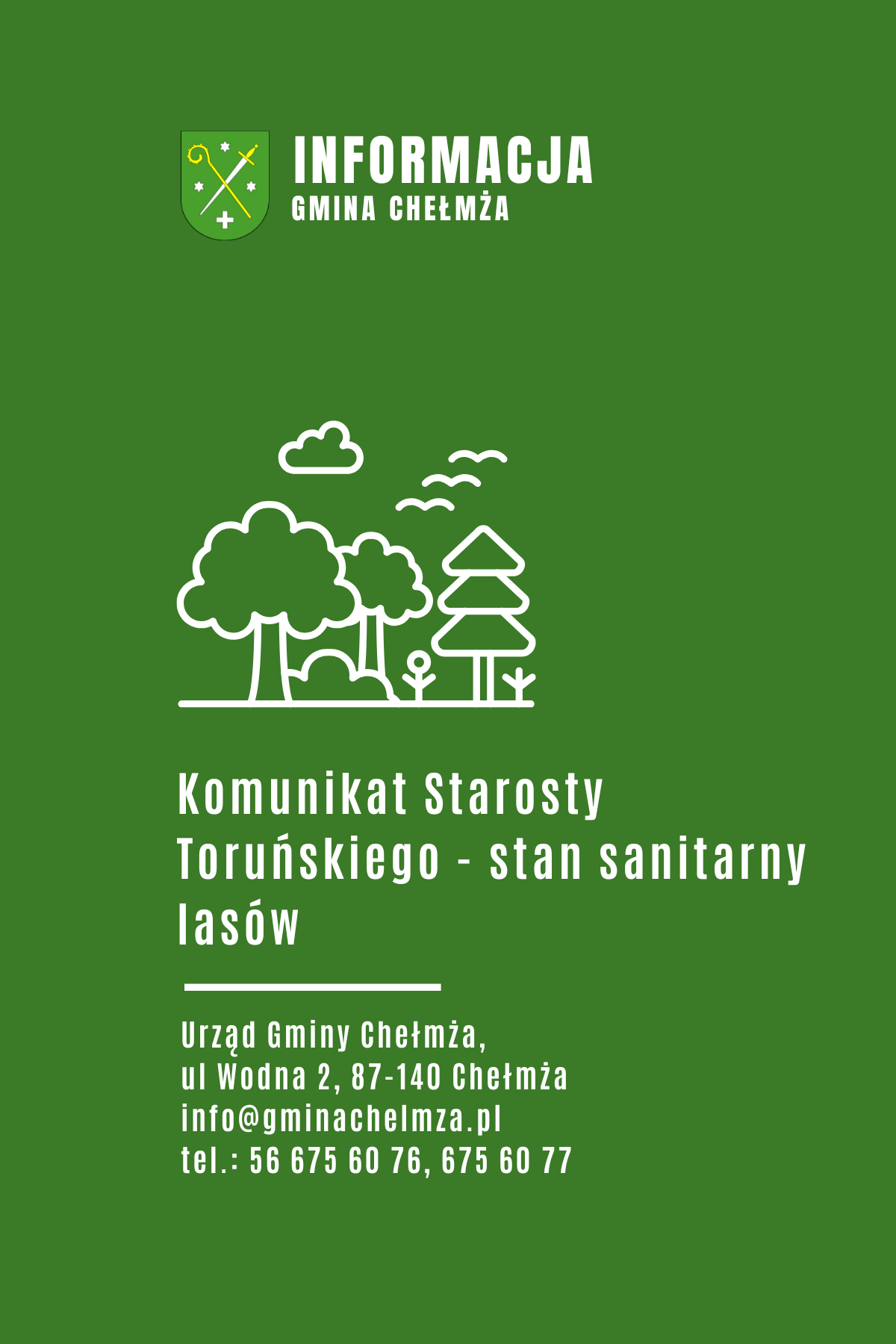 Komunikat Starosty Toruńskiego!