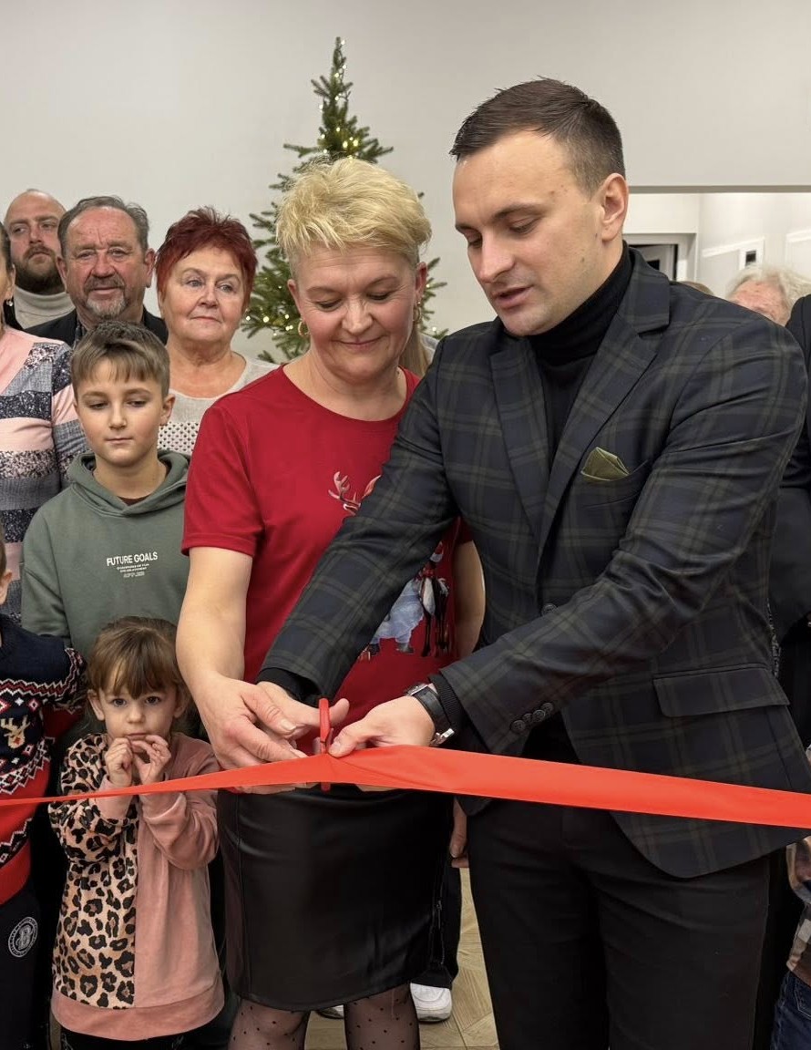 Uroczyste otwarcie świetlicy w Zelgnie.