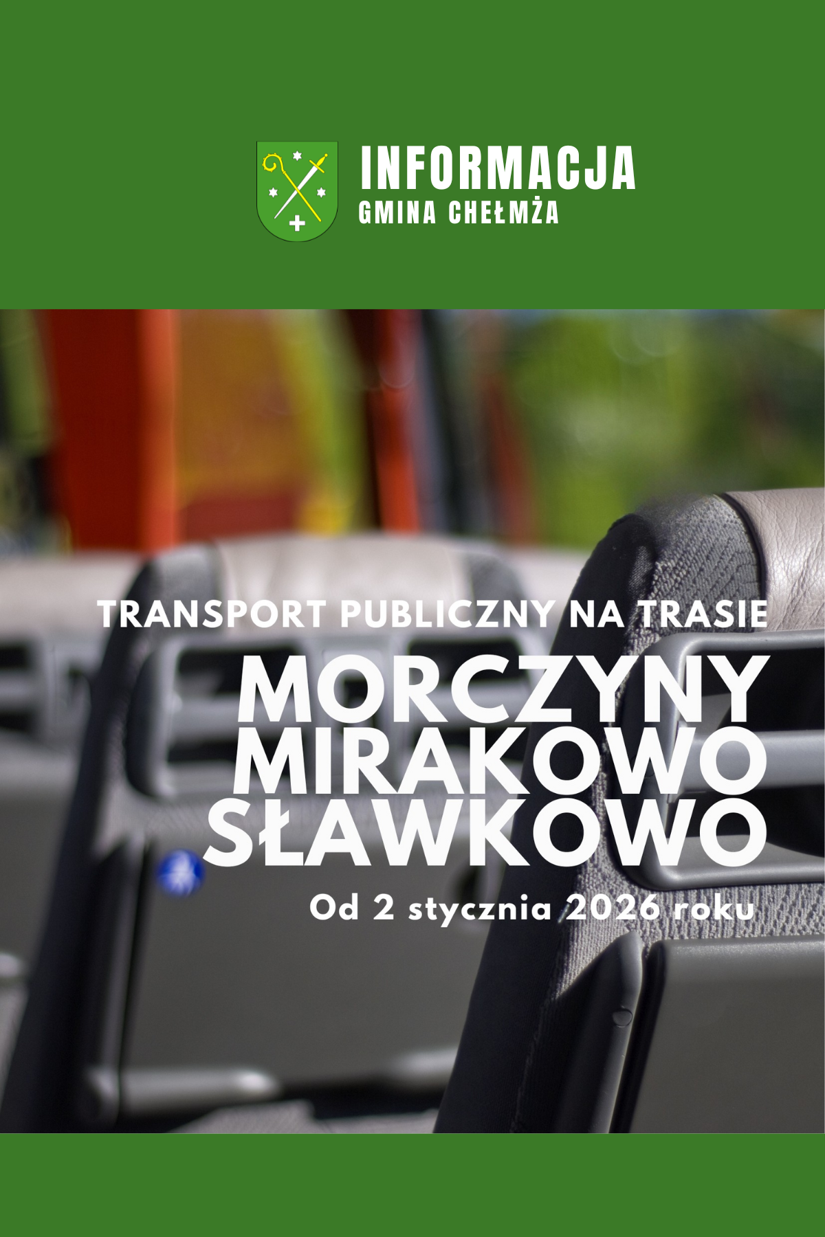 Wraca transport na trasie:  Morczyny - Mirakowo - Sławkowo