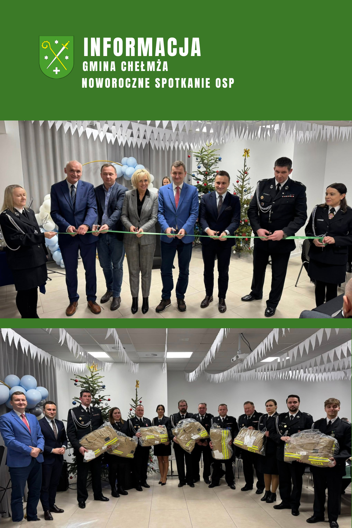 Noworoczne spotkanie OSP Gminy Chełmża