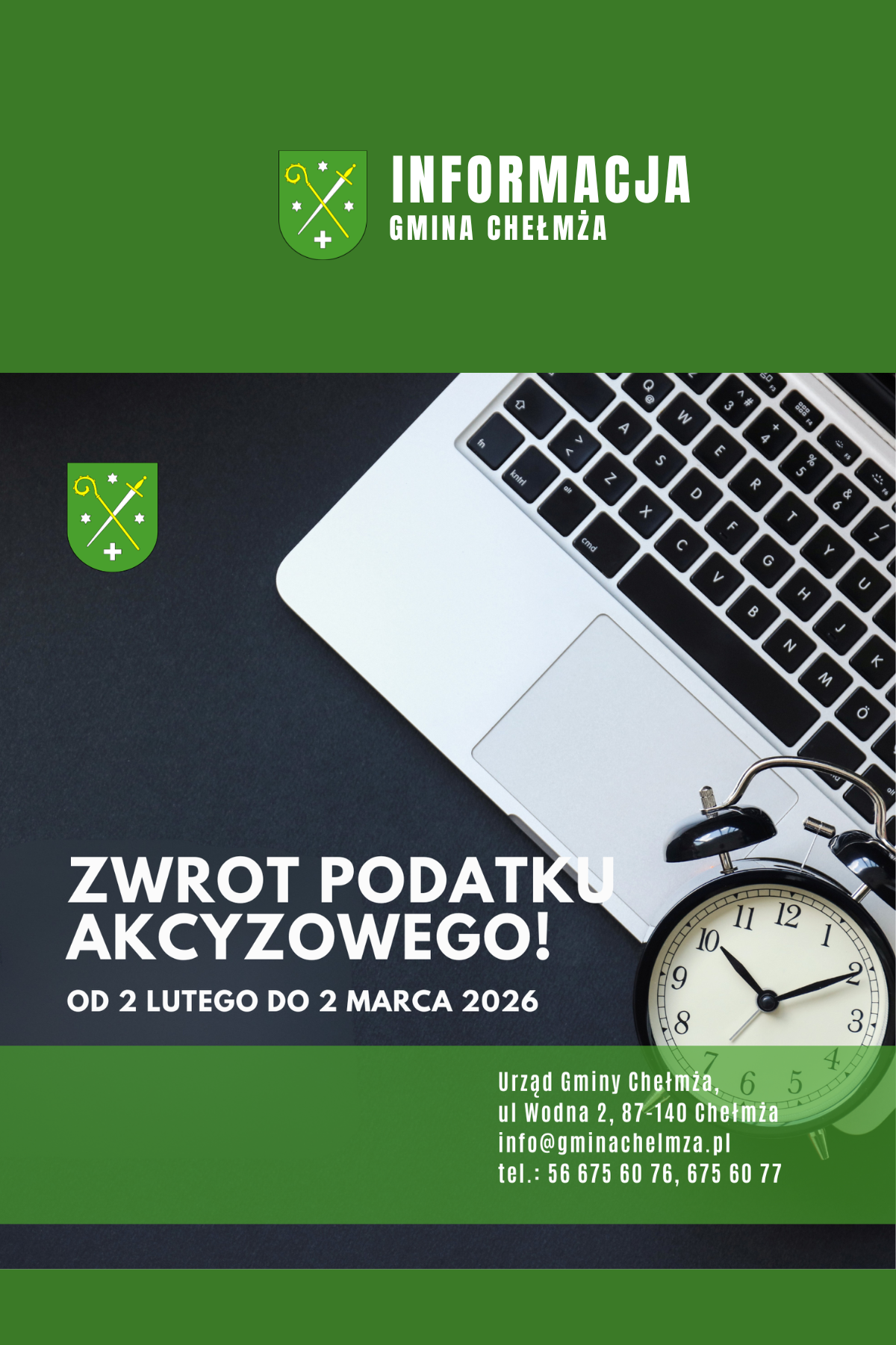 Zwrot podatku akcyzowego!