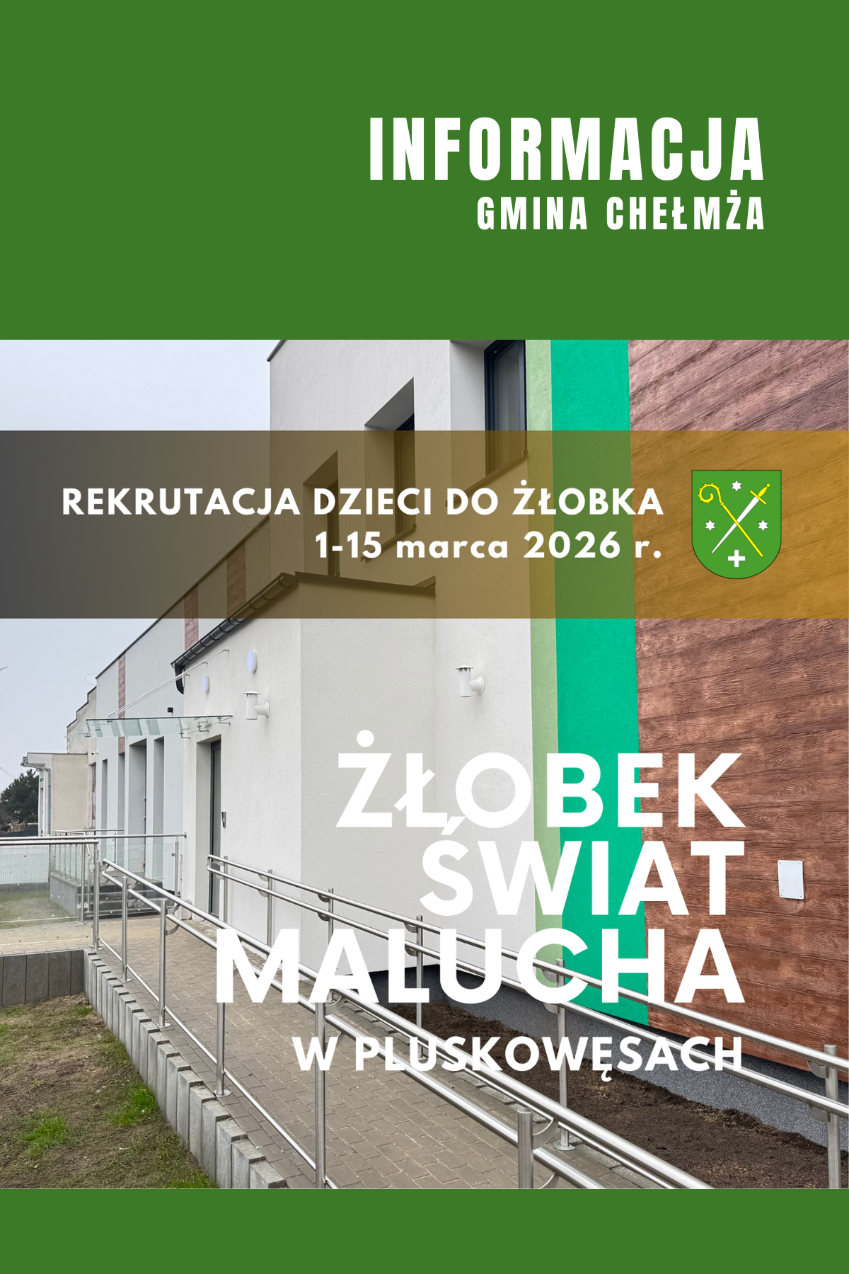 Rekrutacja dzieci - Żłobek "Świat Malucha" w Pluskowęsach