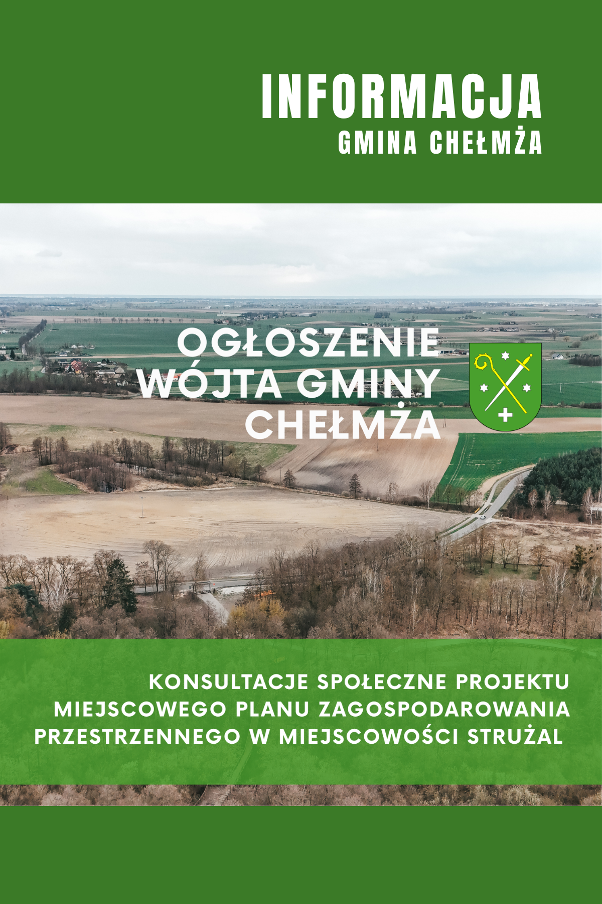 Ogłoszenie Wójta Gminy - Plan zagospodarowania przestrzennego - Strużal.